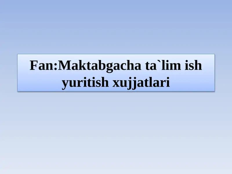 Dmttda  ta`lim  jarayonining maqsadlari