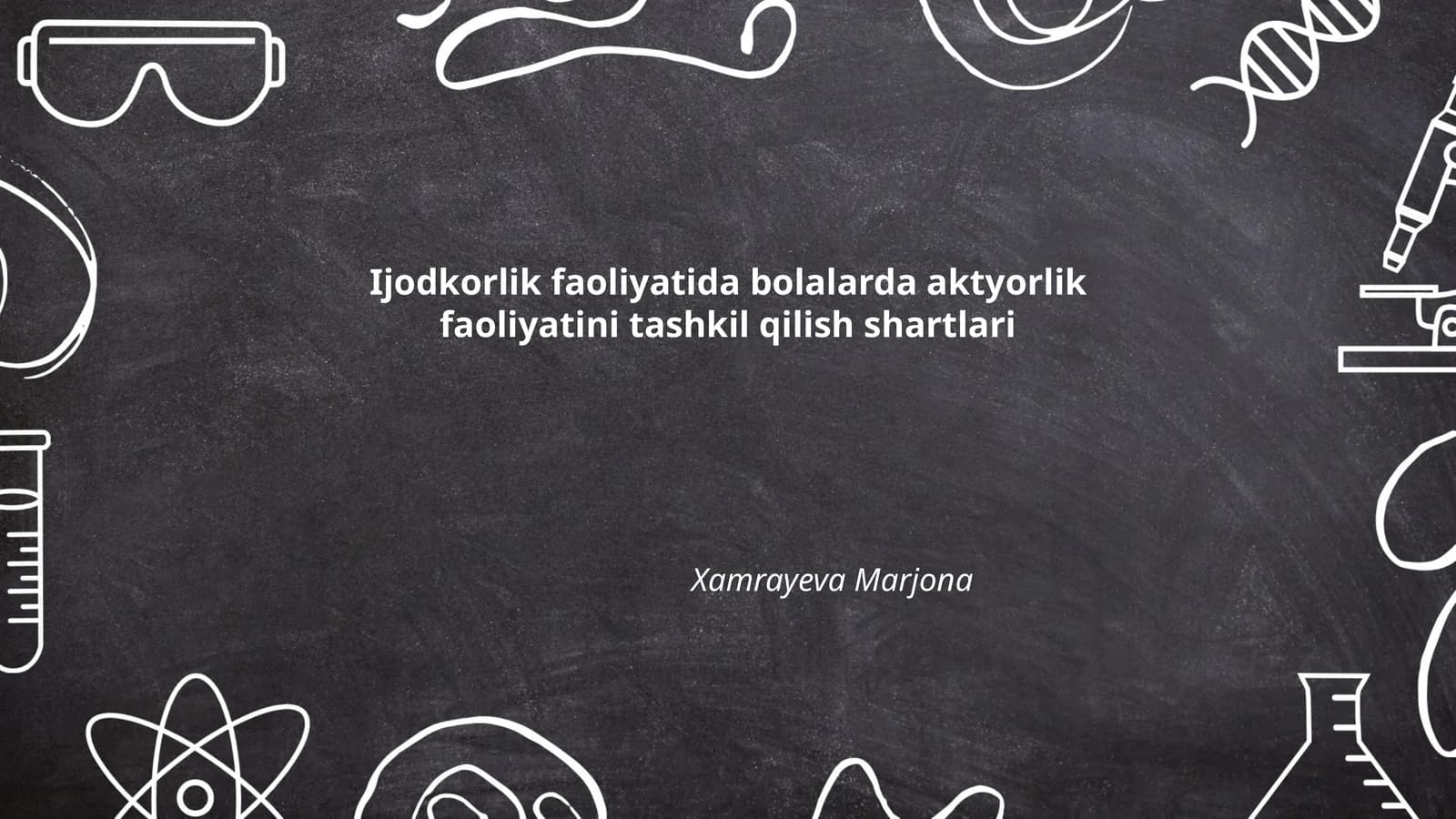 Ijodkorlik faoliyatida bolalarda aktyorlik faoliyatini tashkil qilish shartlari