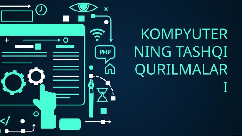 Kompyuterning tashqi qurilmalari