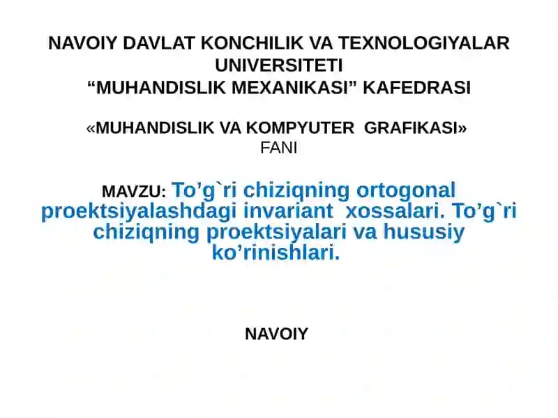 MUHANDISLIKVA KOMPYUTERGRAFIKASI