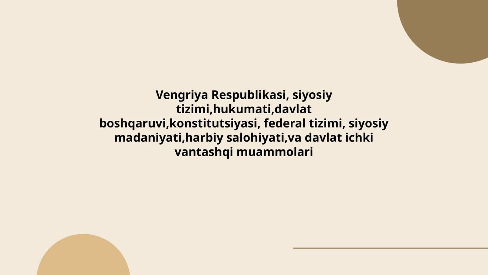 Vengriya Respublikasi Siyosiy Tizimi