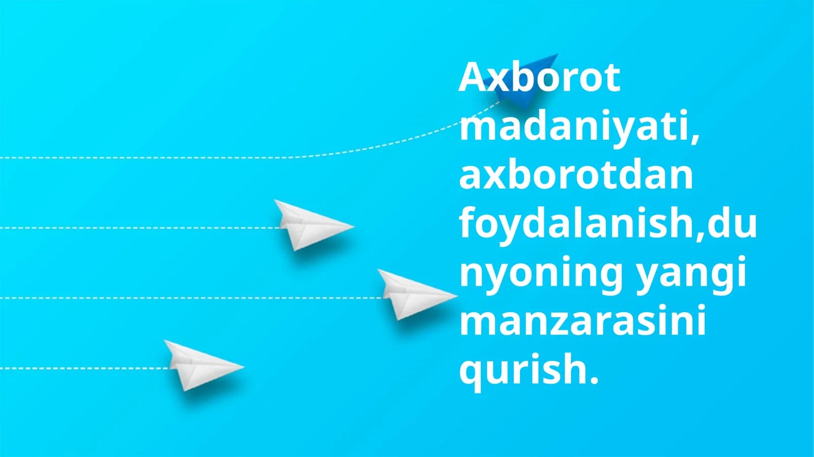 Axborot Madaniyati: Bizning Haqiqatimizni Shakillantirish