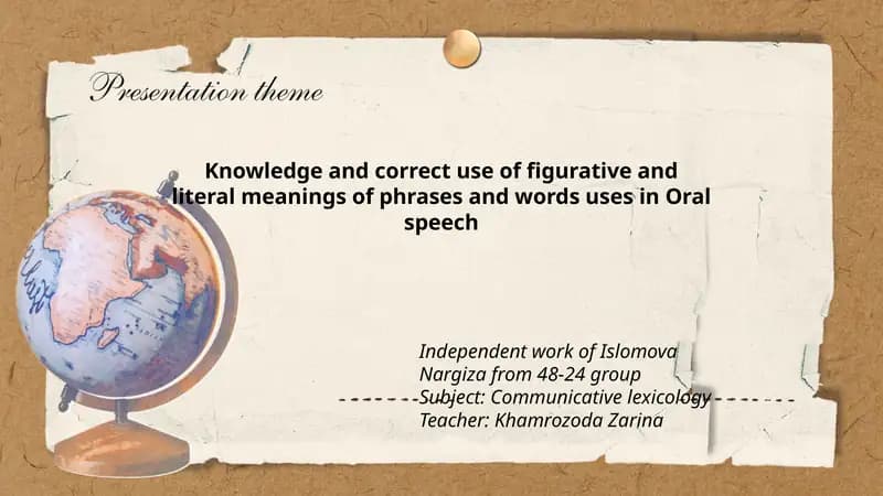 Communicative lexicology