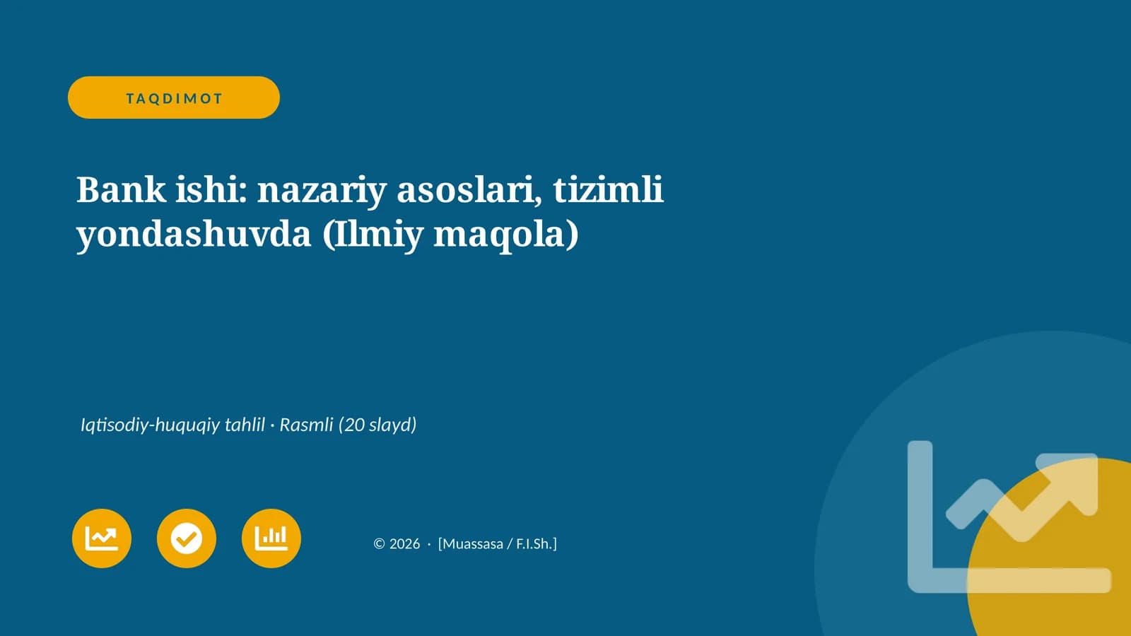 Bank ishi: nazariy asoslari, tizimli yondashuvda (Ilmiy maqola)