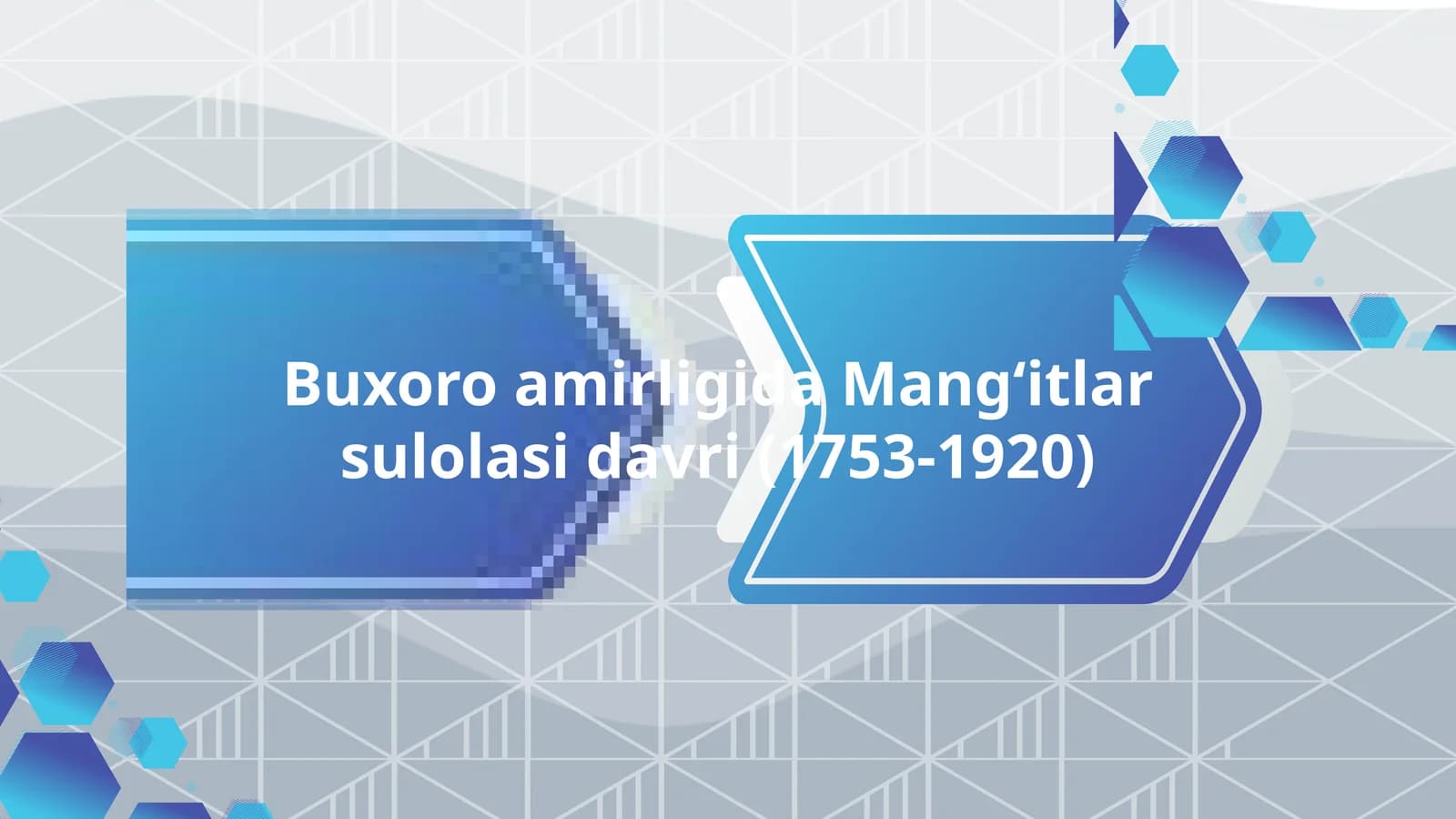 Buxoro amirligida Mangʻitlar sulolasi davri (1753-1920)