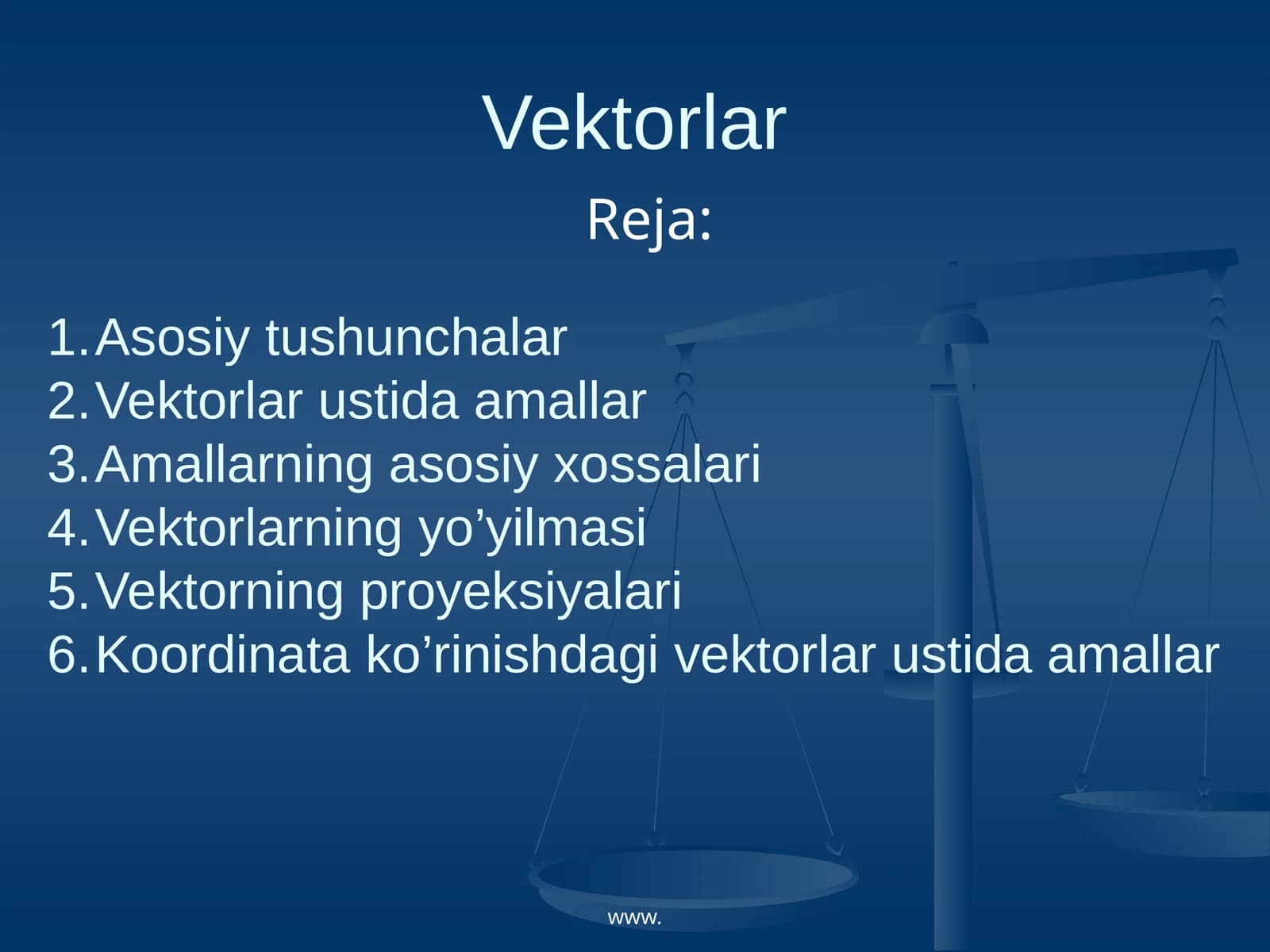 Vektorlar