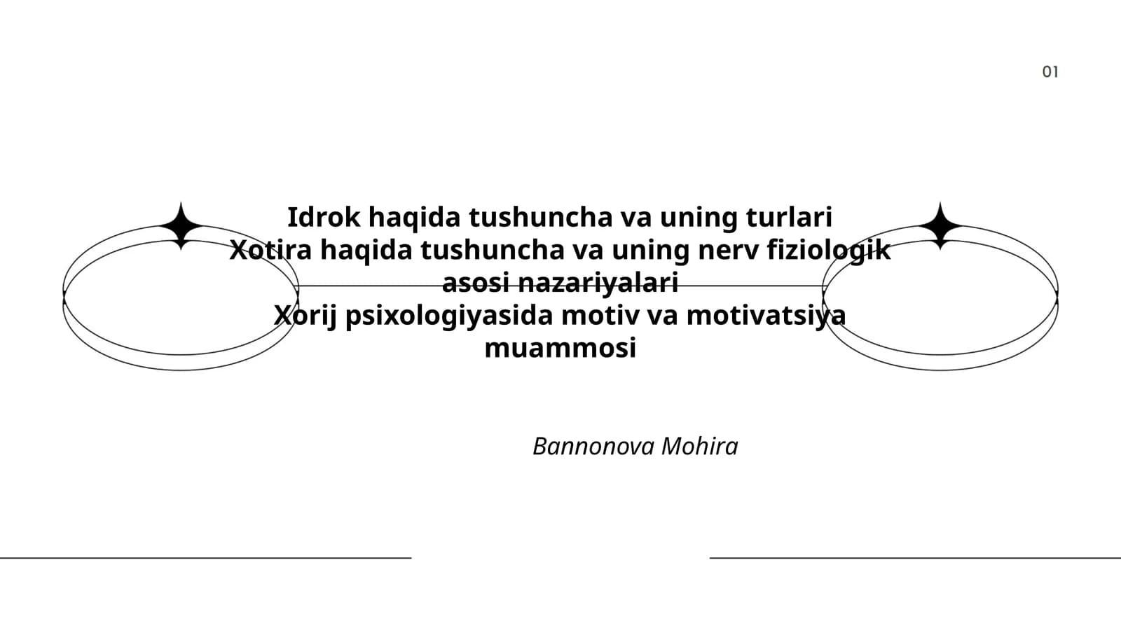 Idrok haqida tushuncha va uning turlari