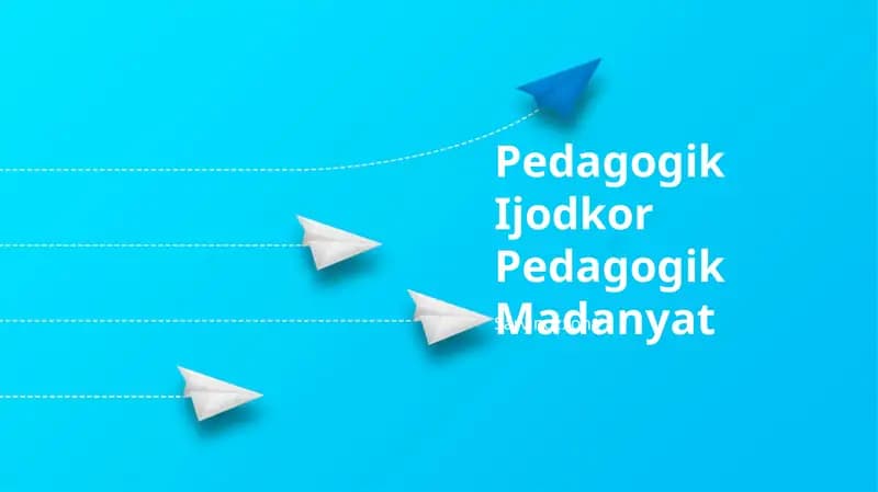 Pedagogik Ijodkor Pedagogik Madanyat
