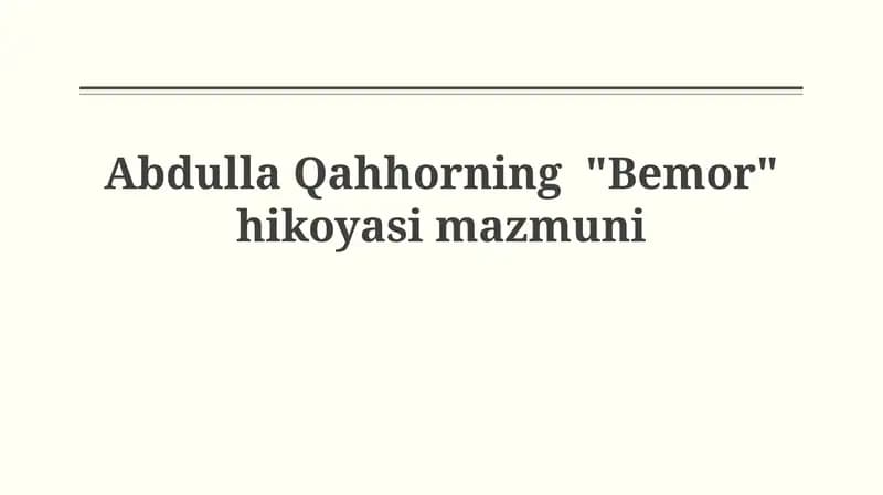 Bemor