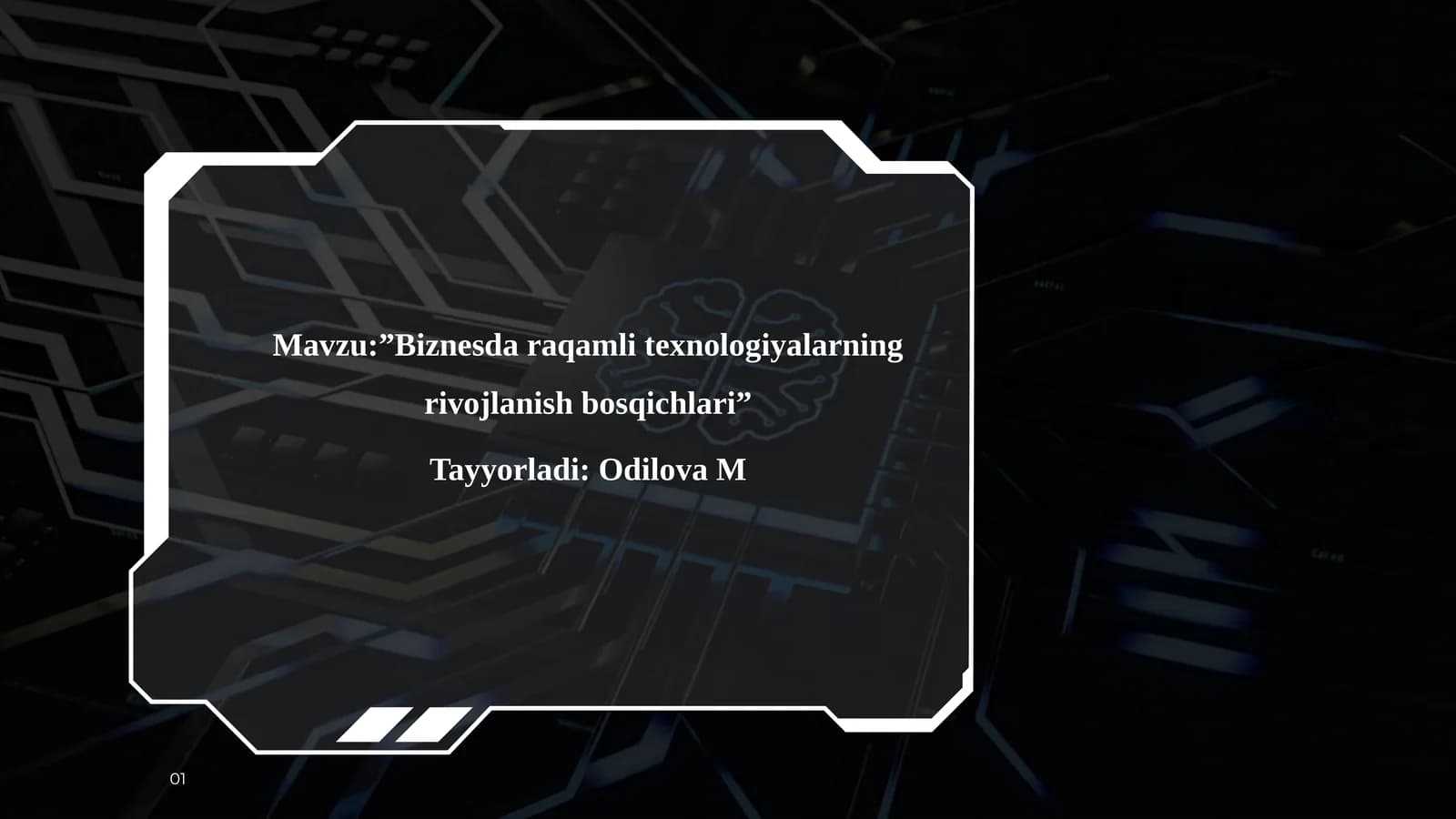 ”Biznesda raqamli texnologiyalarning rivojlanish bosqichlari”