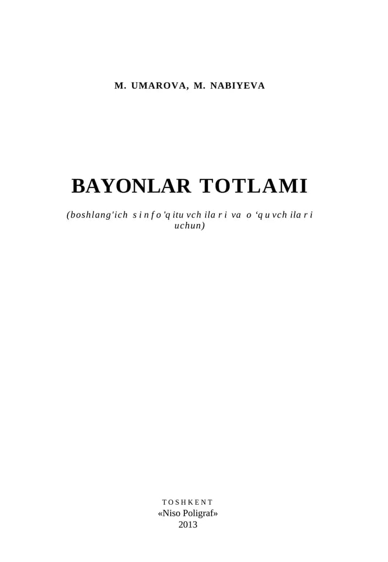 Bayonlar Totlami
