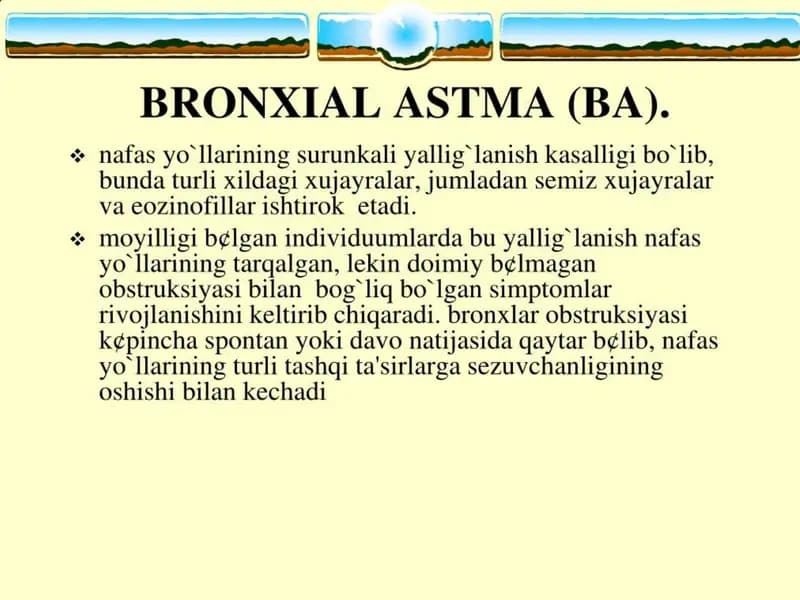 Bronxial astma