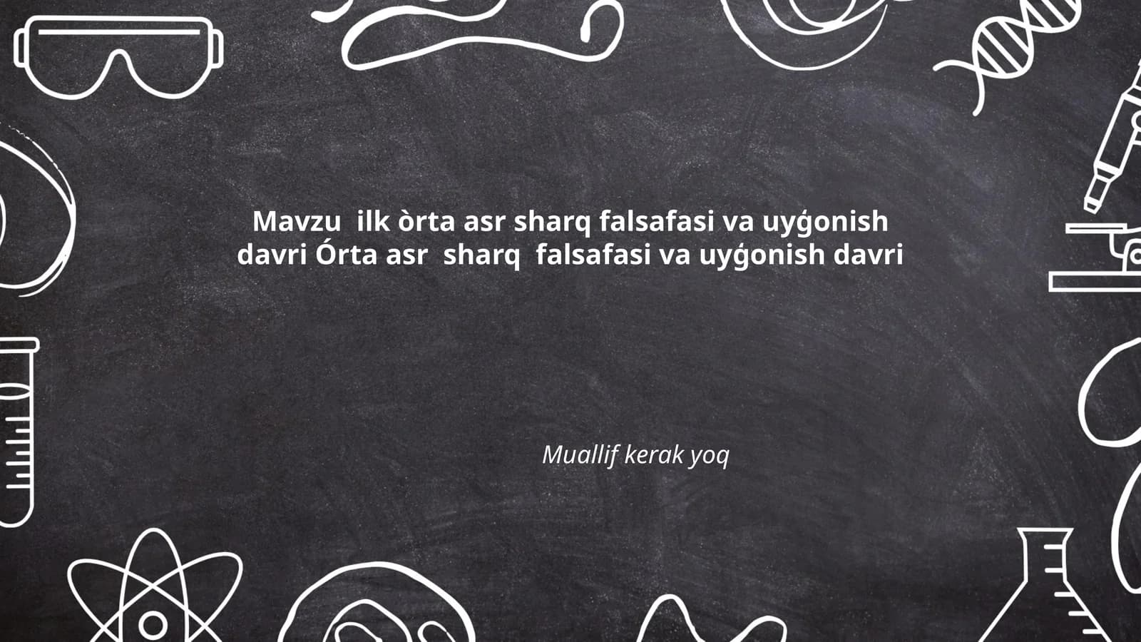 Ilk o'rta asr sharq falsafasi va uyģonish davri