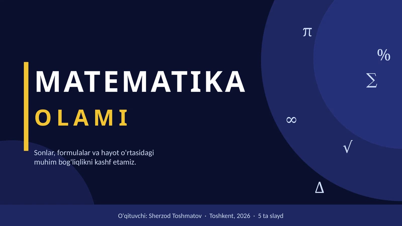 MATEMATIKA OLAMI