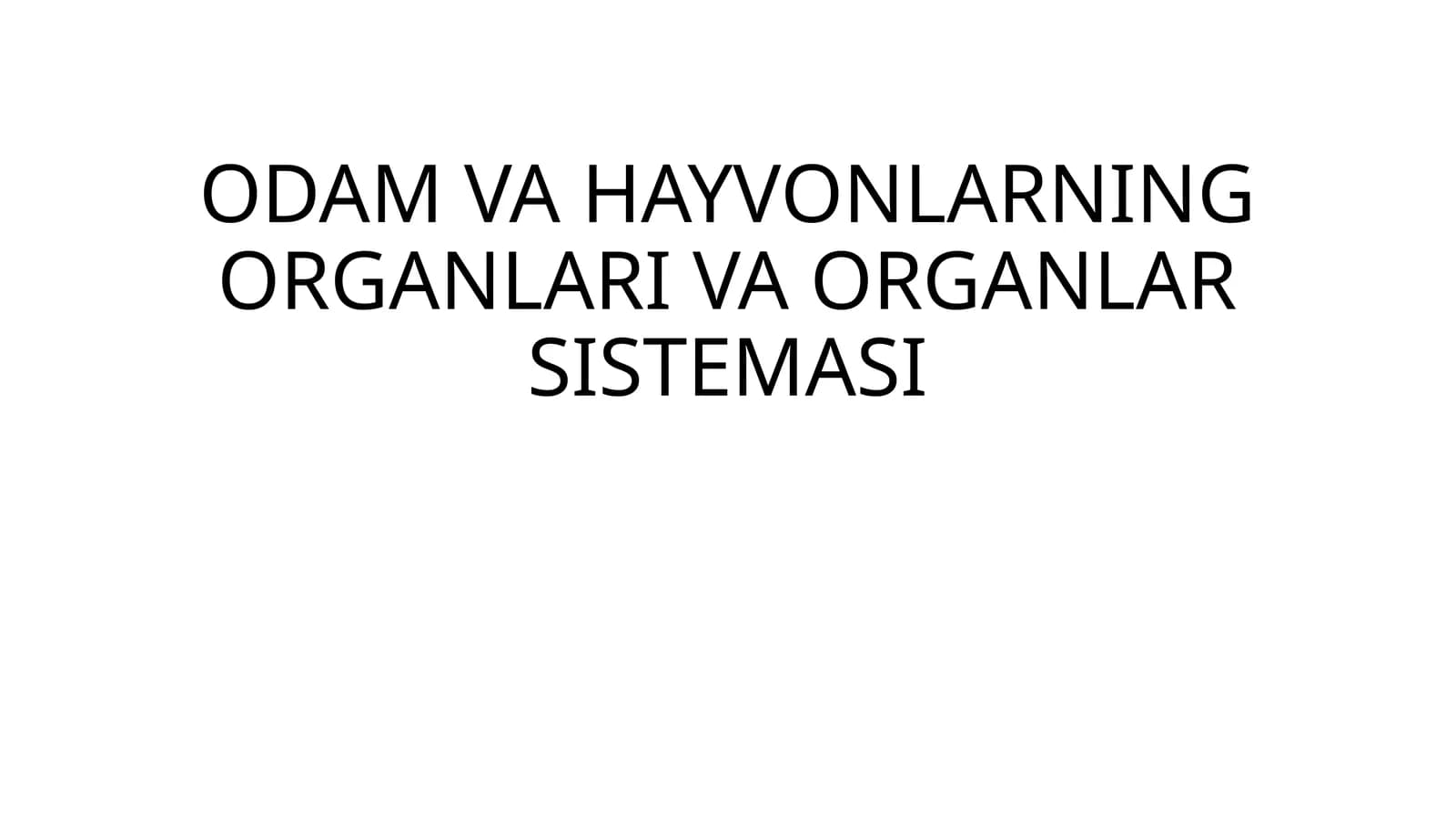 Organlarsisitemasi