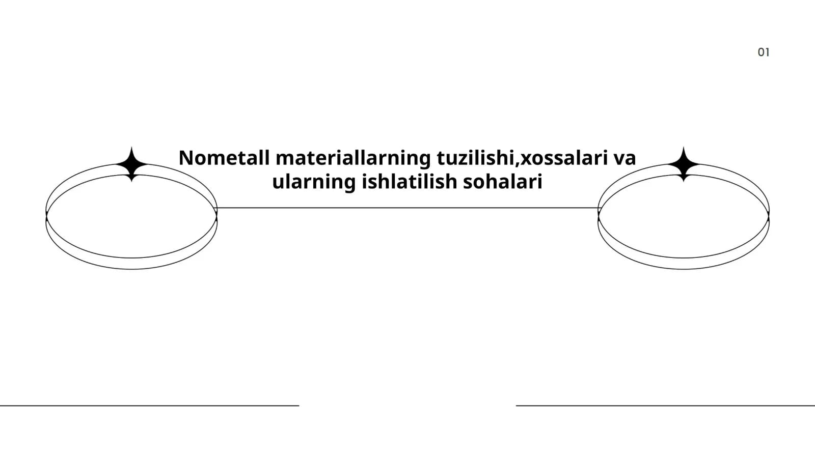 Nometall materiallarning tuzilishi, xossalari va ularning ishlatilish sohalari