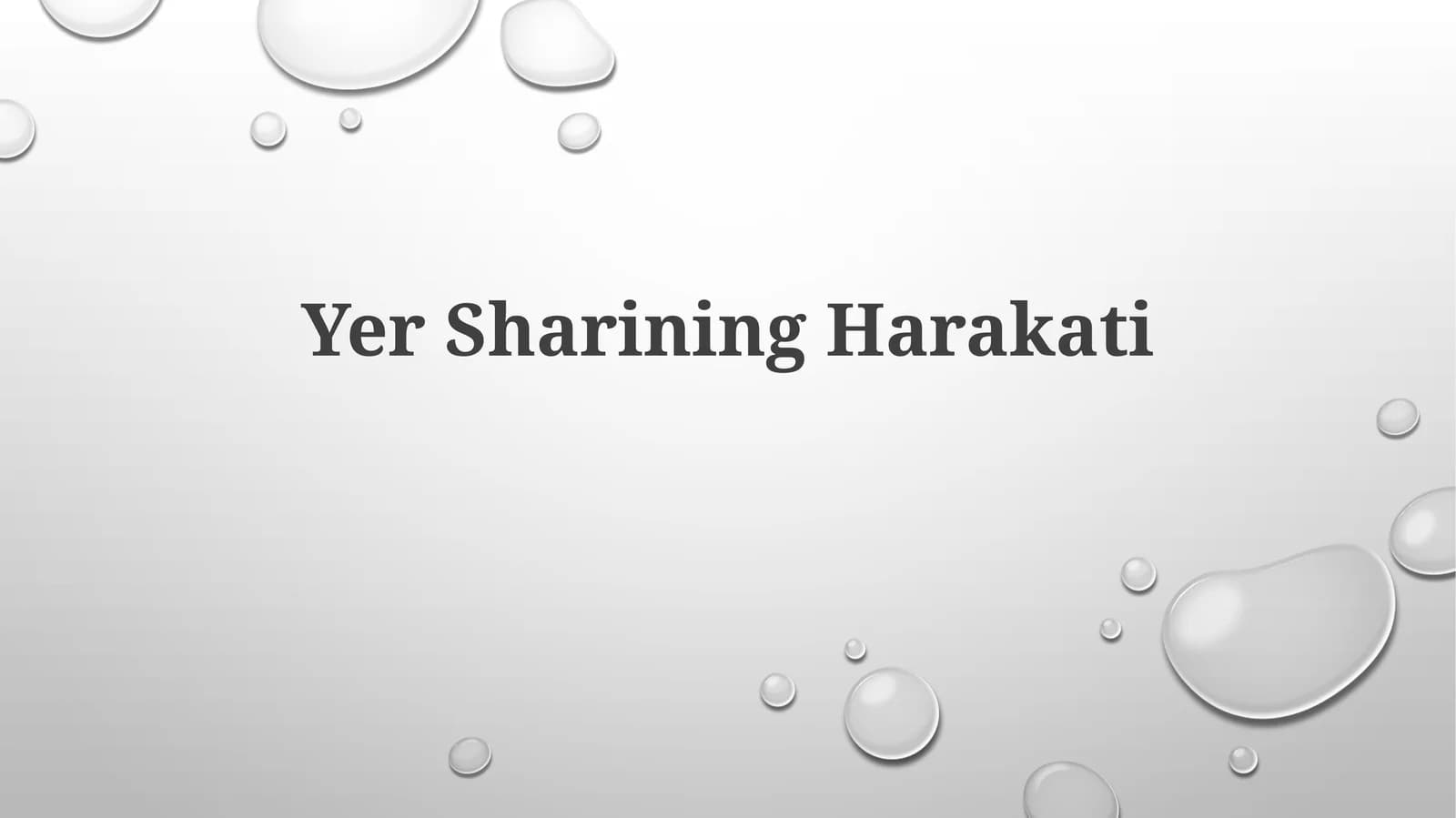 YerShariningHarakati