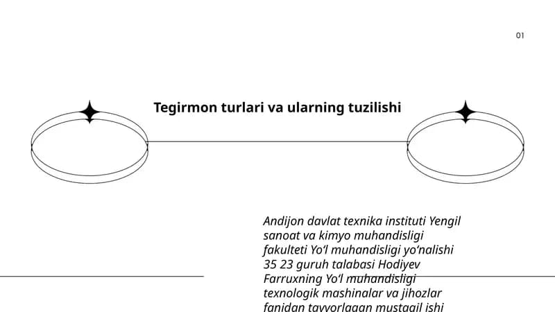 Tegirmon turlari va ularning tuzilishi