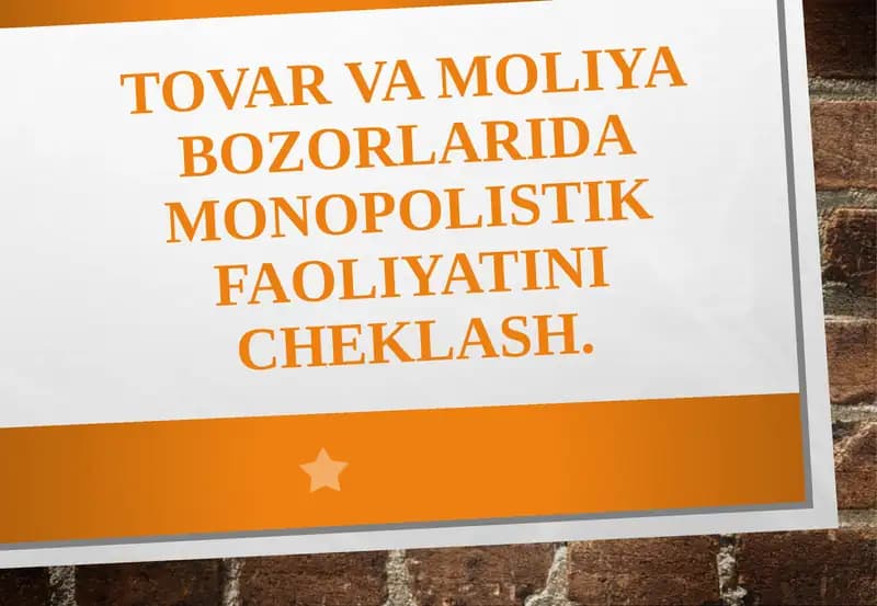 Tovar va moliya bozorlari (Tibbiyot)
