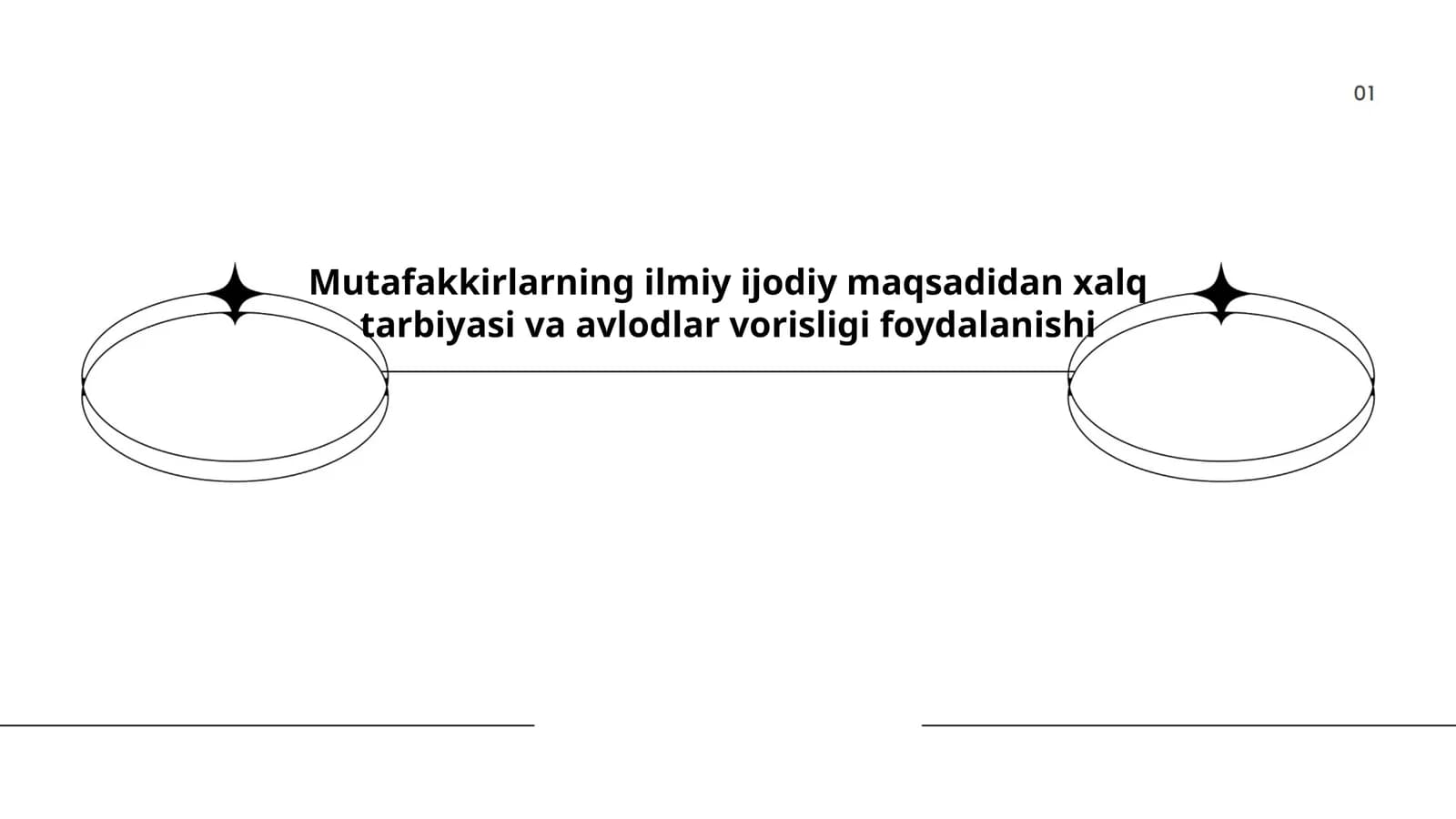 Mutafakkirlarning ilmiy ijodiy maqsadidan xalq tarbiyasi va avlodlar vorisligi foydalanishi