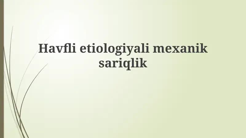 Havflietiologiyalimexaniksariqlik