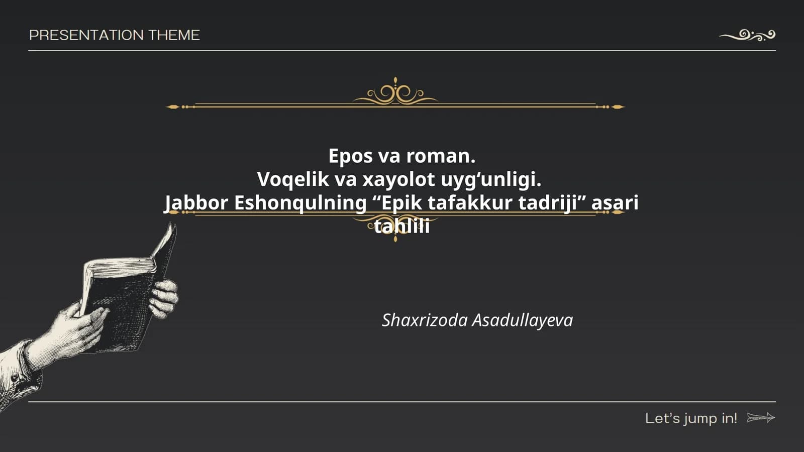 Epik tafakkur tadriji