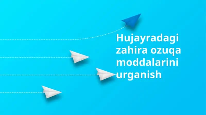 Hujayradagi zahira ozuqa moddalarini urganish