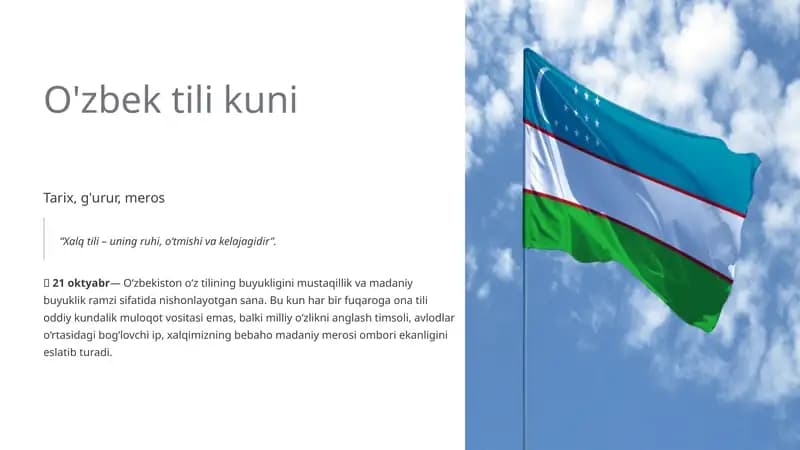 O'zbek tili kuni