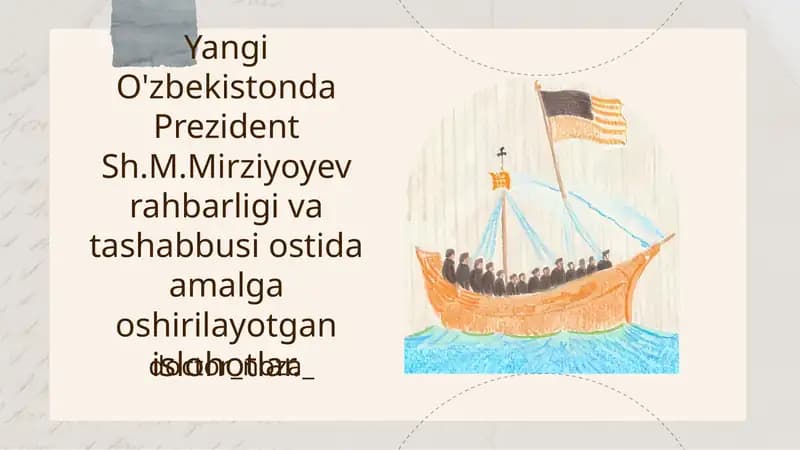 Islohotlar iqtisodiy va ijtimoiy rivojlanishga ta'siri