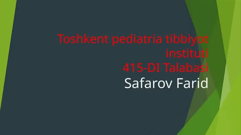 Karonavirus kasalligini kompleks nur tashxisoti yordamida aniqlash