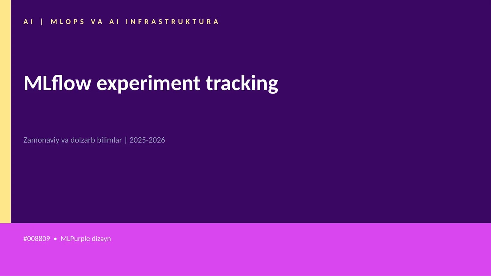 AI | MLOPS VA AI INFRASTRUKTURA