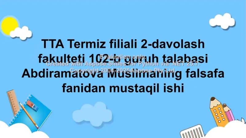 Globallashuvning antropologik inqirozning zaruriyati