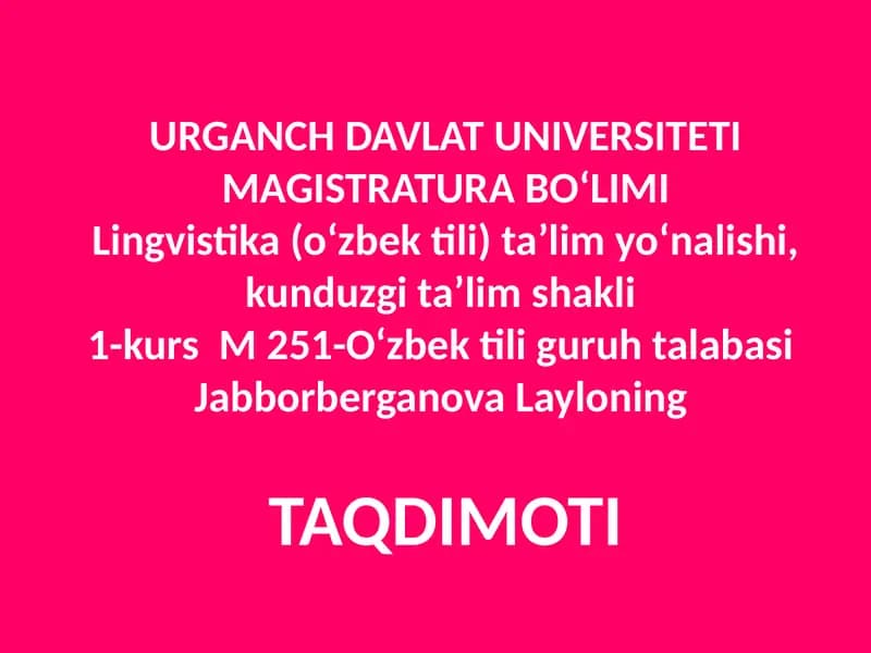 Badiiy kontekstning sotsiopragmatik tadqiqi