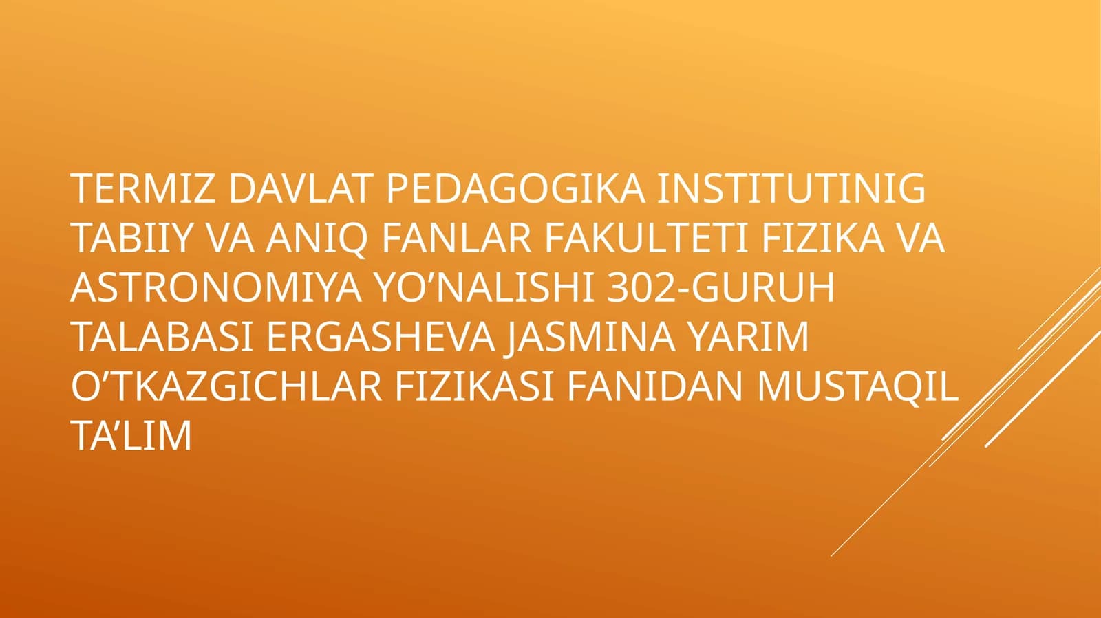 Fizika va Astronomiya Yonilishi