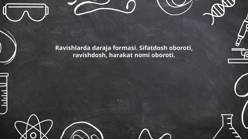 Ravishlarda daraja formasi