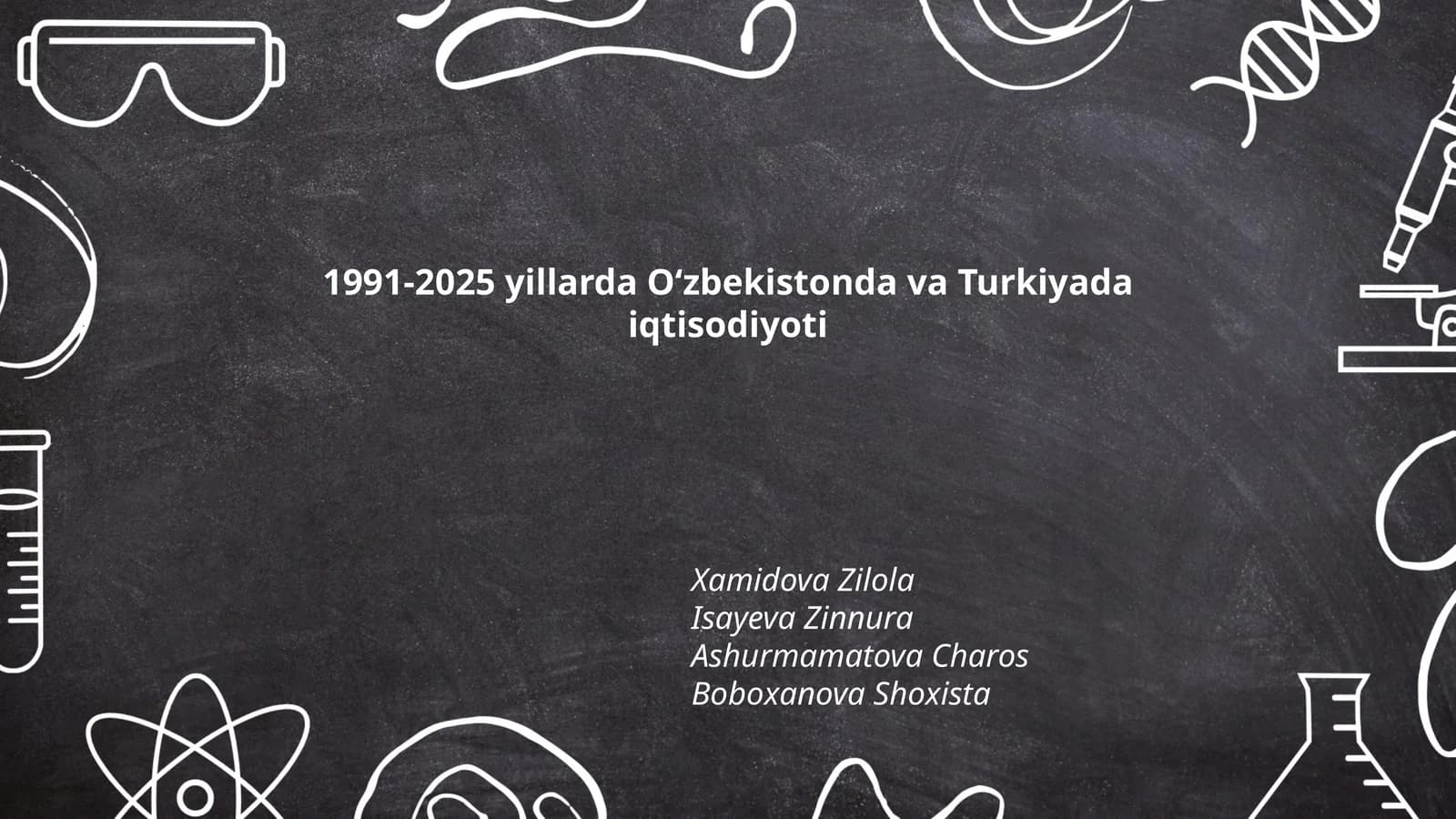1991-2025 yillarda Oʻzbekistonda va Turkiyada iqtisodiyoti