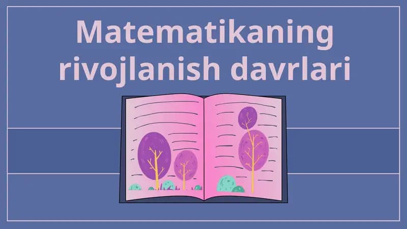 Qadimiy matematikalar tarixi