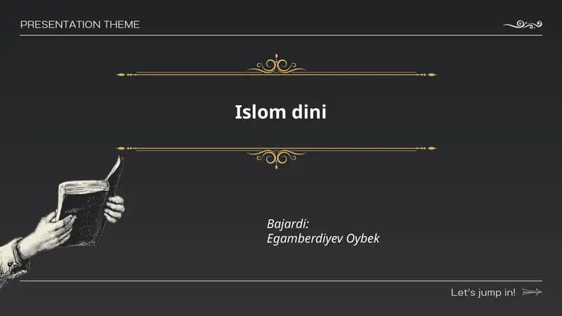 Islom dini