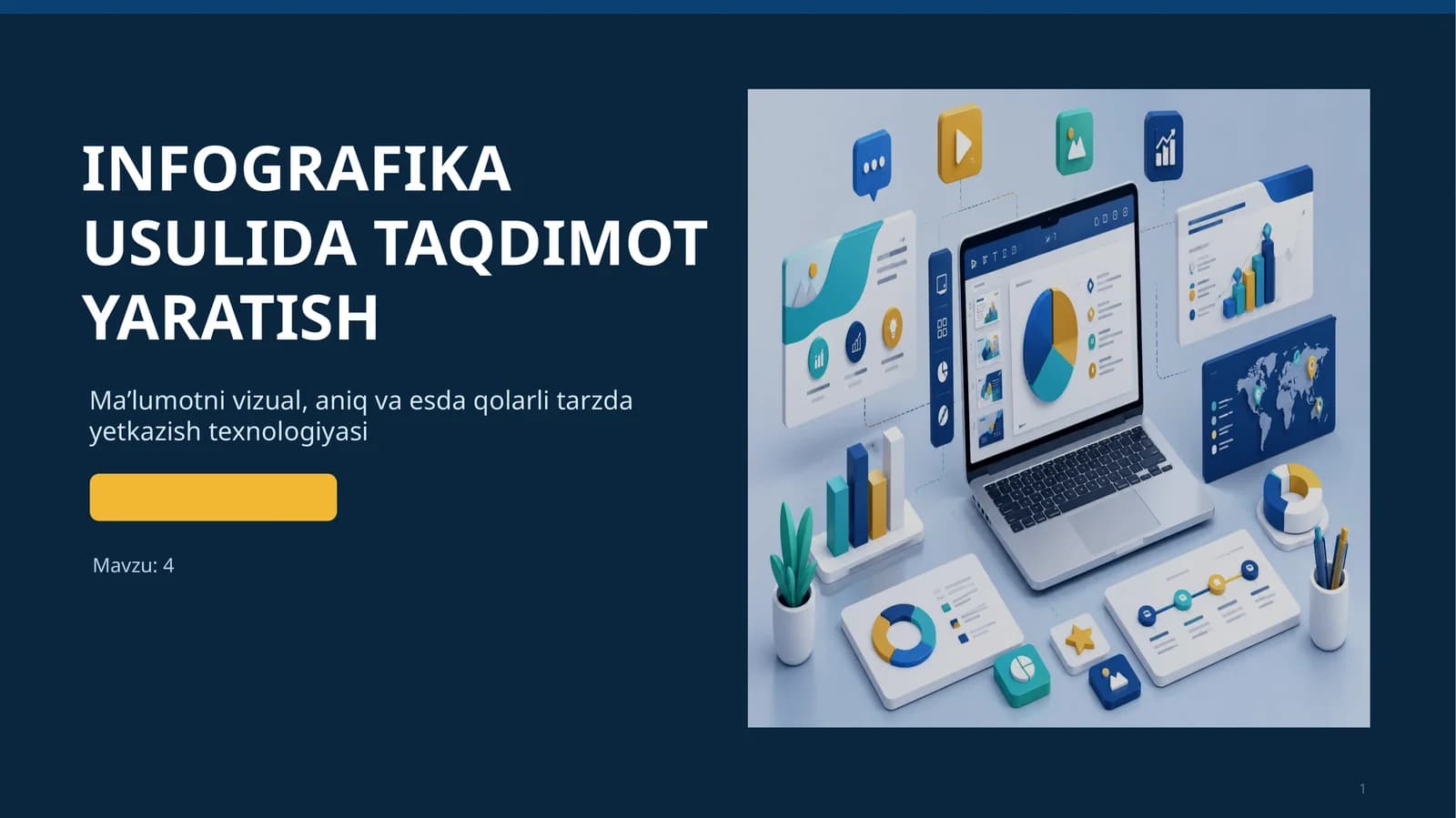 INFOGRAFIKA USULIDA TAQDIMOT YARATISH