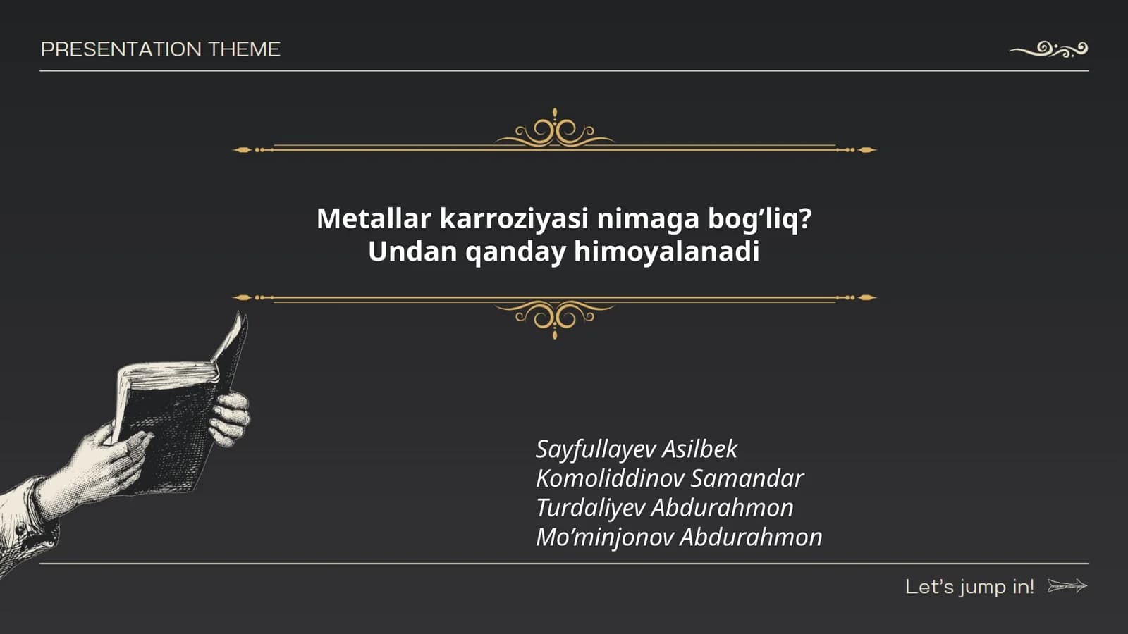 Metallar korroziyasi va uning sabablari