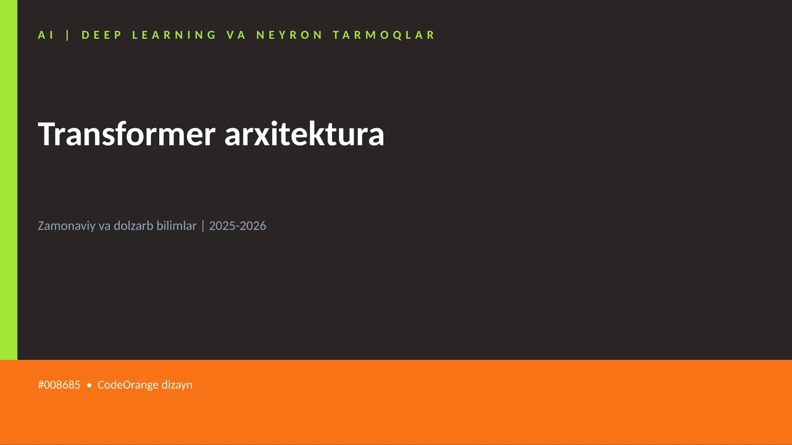 Transformer arxitektura