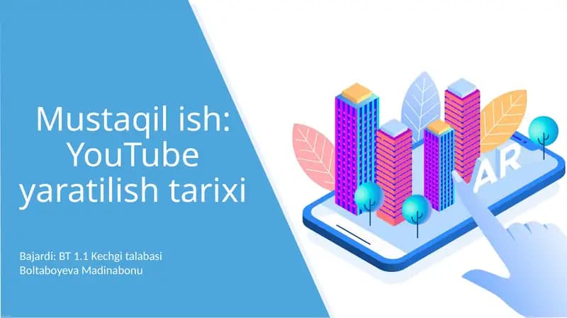 Mustaqilish: YouTube yaratilish tarixi