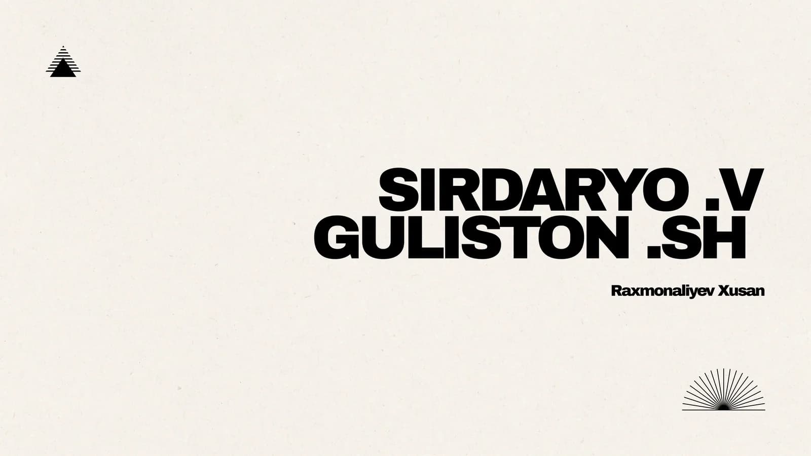 SIRDARYO.V