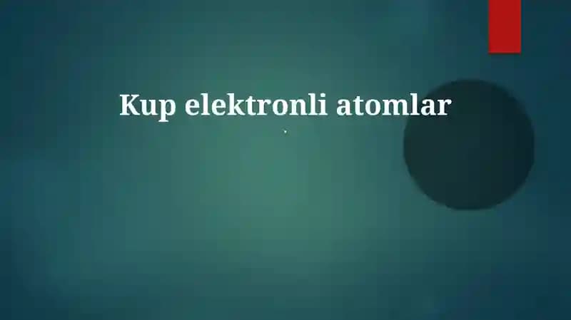Elektronli Atomlar