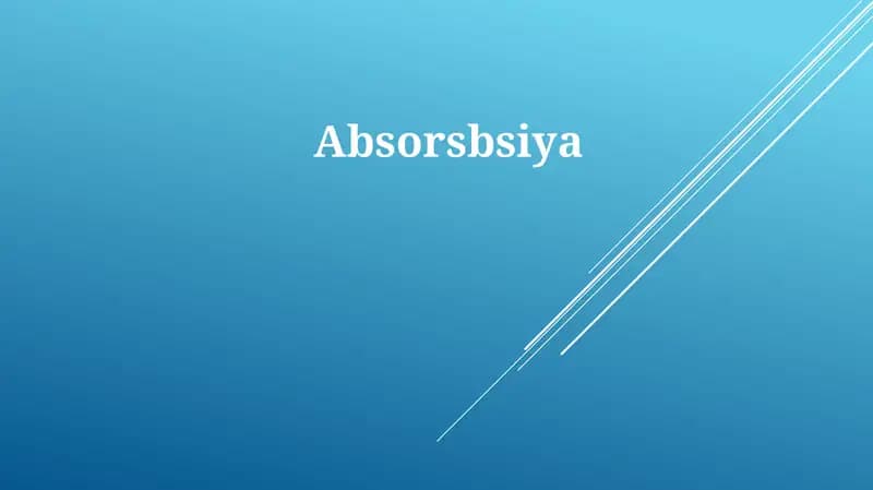 Absorsbsiya