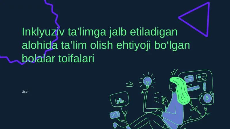 Maxsus ehtiyojli bolalar ta'rifi