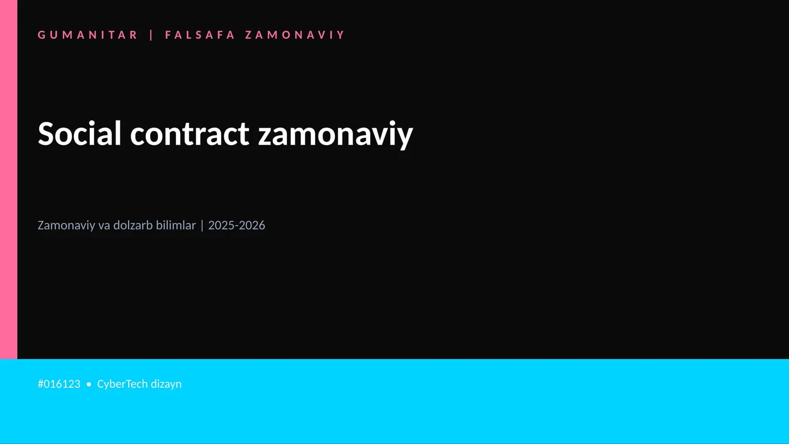 Social contract zamonaviy