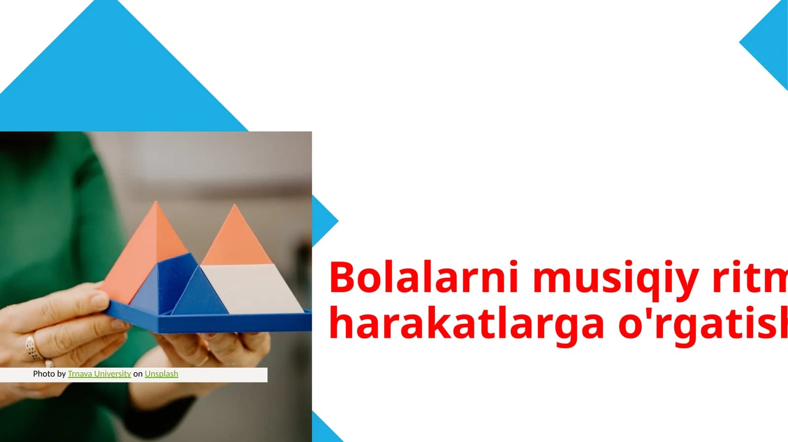 Bolalarni musiqiy ritmik harakatlar ga o'rgatish