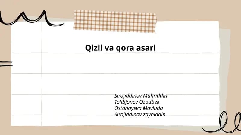 Qizil va qora asari