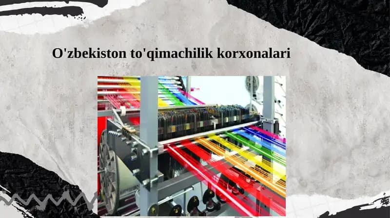 O'zbekiston to'qimachilik korxonalari